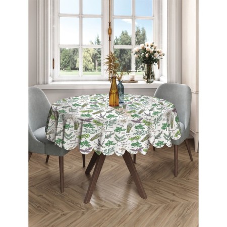 Photo scatter round, size 150x150 cm, Saten-2