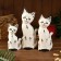 Summarize Souvenir "White Cats" (20,25.30) 20x7x30 cm