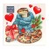 New Year's napkins Paper Home Collection “New Year's Python with a gift”, 3 layers, 33x33 cm, 20 pcs