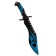Souvenir weapon Knock Kukri "Blue", length 25 cm