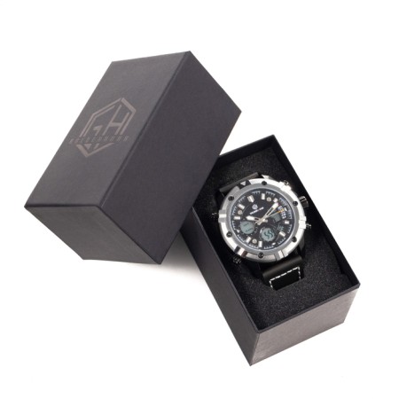 Electronic watch watches, D-4.7 cm, with an alarm clock, calendar, backlight, 1 atm-4