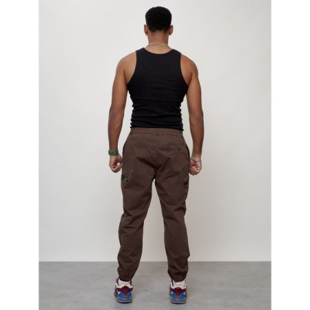Cargo jeans men, size 50-52, brown color-3