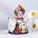 Bell doll on a teapot, 10 cm, mix