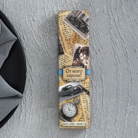 A teaspoon spoon with an engraving "Igor", in a gift box, 3 x 15 cm.-4