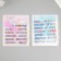 Plastic sticker "Bright inscriptions" mix set 6 sheets, scapula and tweezers 15.5x13 cm