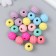 Beads for creativity Tree "Bright balls with a chamfer" set of 25 grams 1.5x1.6 cm