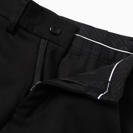 Pants for boys, black color, size 22 (height 122-128 cm)-2