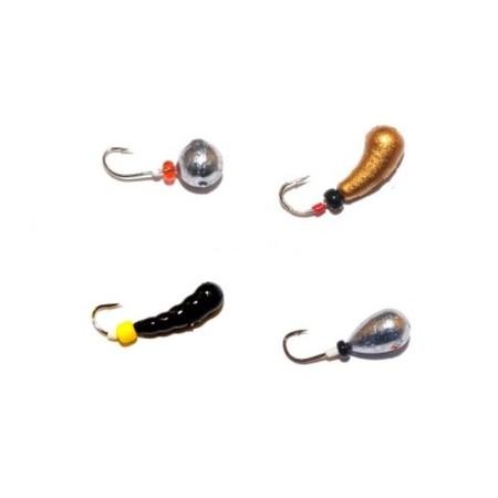 Mormyshki lead set 5 mix d = 3.5 mm, 4 pcs.