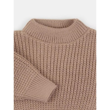 Sweater Children's Knitted Rant KnitWear, height 74 cm, beige color-1