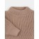 Sweater Children's Knitted Rant KnitWear, height 74 cm, beige color