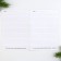New Year. Notepad with A5 predictions, 12 sheets of "marble"