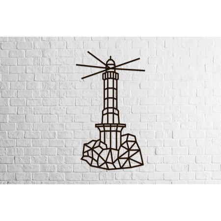 Wall panel made of wood, prefabricated model, Ewa Design, lighthouse-5
