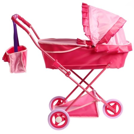 Puppet stroller No. 10, pink/lilac color-1