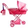Puppet stroller No. 10, pink/lilac color