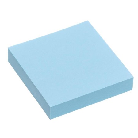 Block with a sticky edge of 51 mm x 51 mm, 100 sheets, pastel, blue