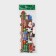 Decorative decoration (suspension) "New Year's steam locomotive" 15x41.5 cm