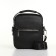 Male bag, guran tomp, artificial leather, black color