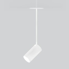 Suspended lamp Elektrostandard, Drop LED 8 W, 50x80x220 mm, white color