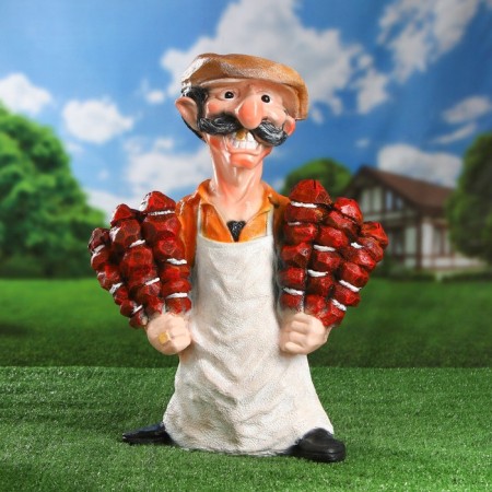 Garden figure "barbecue" stand for skewers, 55x44cm-1