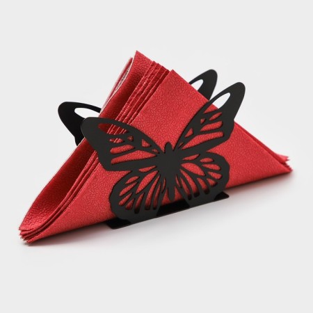 Salphetens Dolyana "Butterfly", 13.5 × 4 × 9 cm, black color