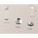 A set of suspended lamp with additional backlight Ambrella Light, Techno, XP1104001, GU5.3, Polled silver color, white sand