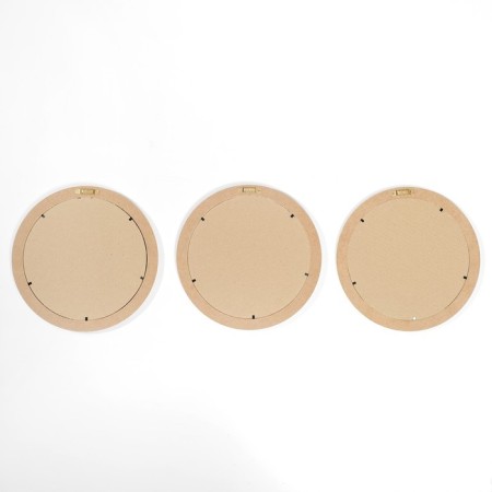 A set of round mirrors, 3 pcs, d = 27 cm, zp = 22.5 cm, white-4