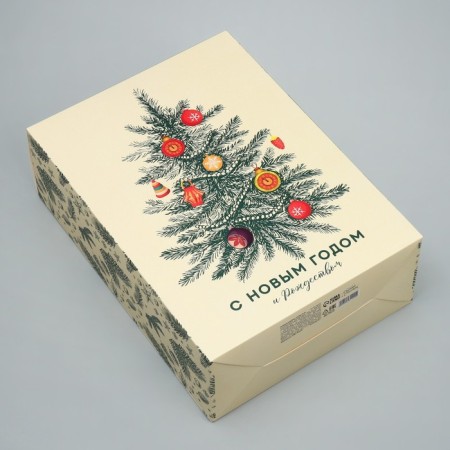 Folding box "New Year tree", 22 x 30 x 10 cm, New Year-2