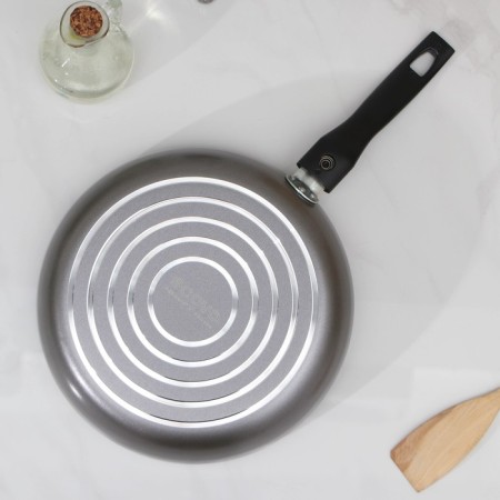 Pan -Discovery, d = 24 cm, glass cover, removable handle, anti -stick coating, gray color-2
