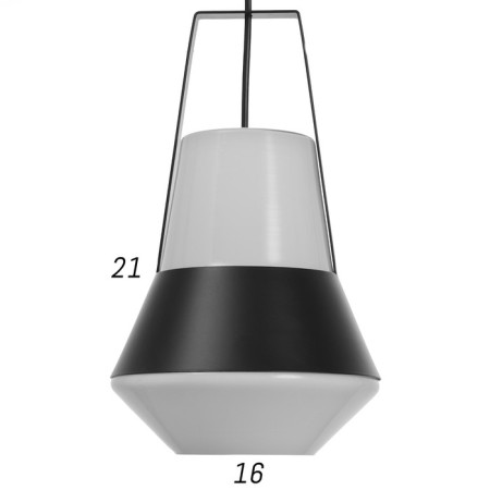 Lamp Bayerlux 1653/1bk E27 40W Black 25x26x40-135 cm-3