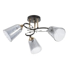 Roni chandelier 3he27 40w Black 58x58x23cm Bayerlux