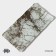 Glass Serving Magistro "Marble", 25.5 × 13.5 × 2 cm, white color