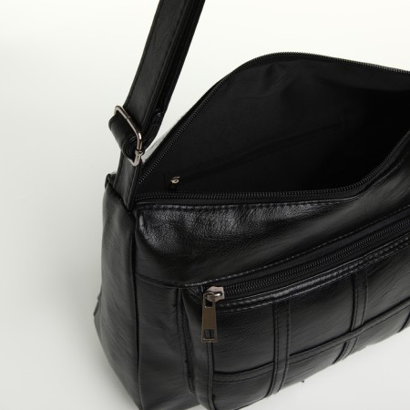 Women's bag with lightning, black color-4