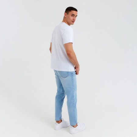 Men's T-shirt Minaku Regular Fit: White color, rr 48-2