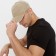 Minaku baseball cap, beige color, size 58
