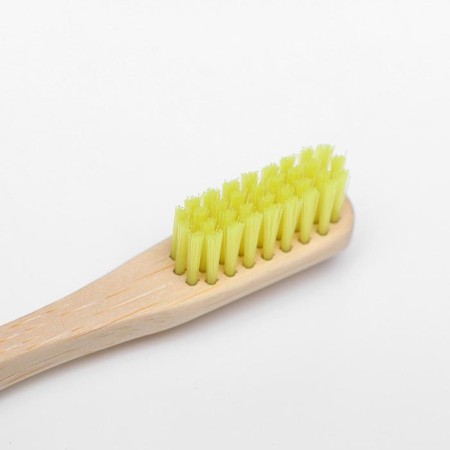 Bamboo toothbrush of medium stiffness, Mix flowers-2