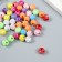 Beads for creativity plastic "Ball. Shrilling spiral" set 20 g d = 1 cm