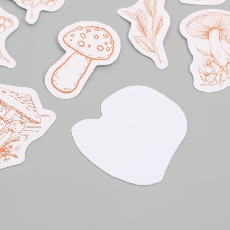 Stickers for creativity "Mushrooms in the autumn forest" set of 46 pcs 6.4x4.4 cm-2