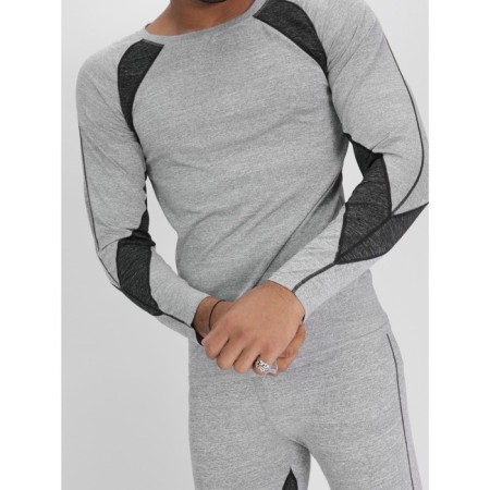 Male thermal underwear, size 48-50, light-gray color-11
