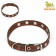 Collar of tarpaulin dimensionless single -layer, 52 x 2 cm, khaki/red