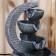 Fountain "Stone tubes, arc" 26x23 cm (with backlight, without ball)