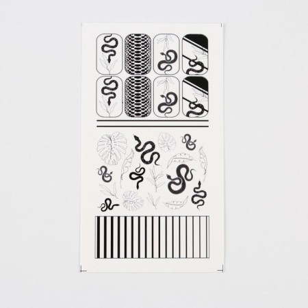 Nail stickers "Snakes"-1