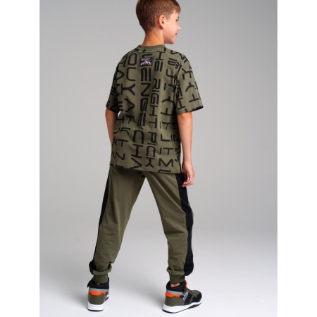 Set for a boy: T -shirt, trousers, height 152 cm-3