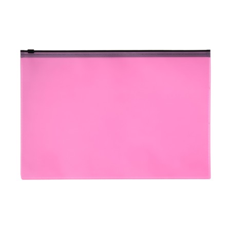The convert folder on the A4 ZIP-Molniya, 180 μm, Calligrata Pastel, translucent, black lightning, coral