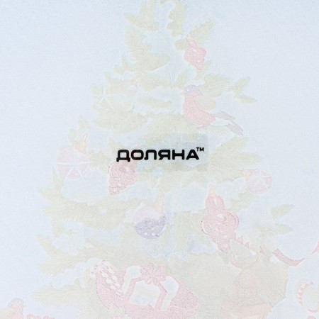 Glass rectangular shade "Winter Fairy Tale", 29 × 18.5 cm-3