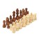 Chess figures, wood, king H-9 cm, pawn H-4 cm