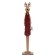 New Year's decor "Tall" 8 × 4 × 39 cm, red