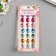 Sticker of rhinestones plastic "oval" mix 18x8 cm