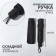 Mechanical “monoton” umbrella, eponge, 4 addition, 10 knitting needles, r = 53 cm, black color