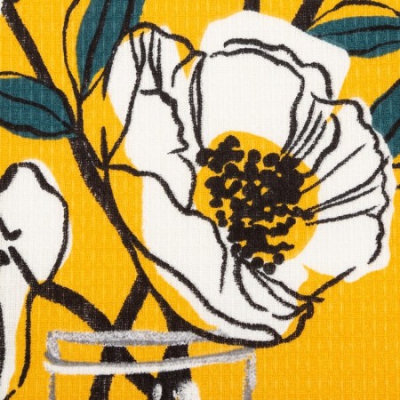 A set of kitchen towels "Dolyana" Hello Spring 35x60 cm -2 pcs., 100% cotton, waffle 160 g/m2-3