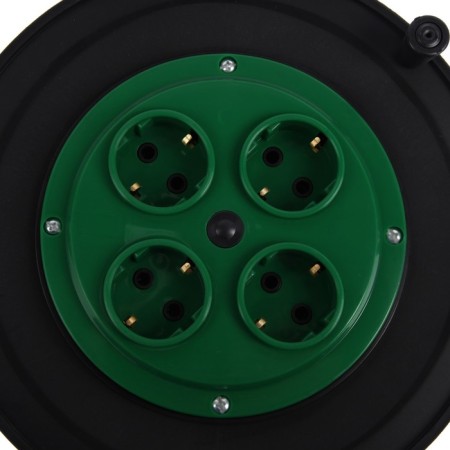 Coil 4 sockets, s/h, IP20, 16 A, UHL2, Green-1